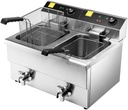 FRITEUSE ELECTRIQUE 2 X 8L A POSER